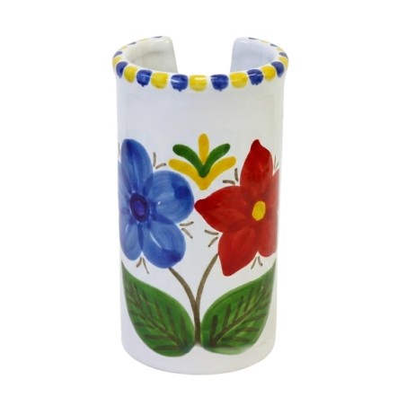 Portabicchieri artigianale Lampione ceramiche de simone Portabicchieri artigianale Lampione ceramiche de simone